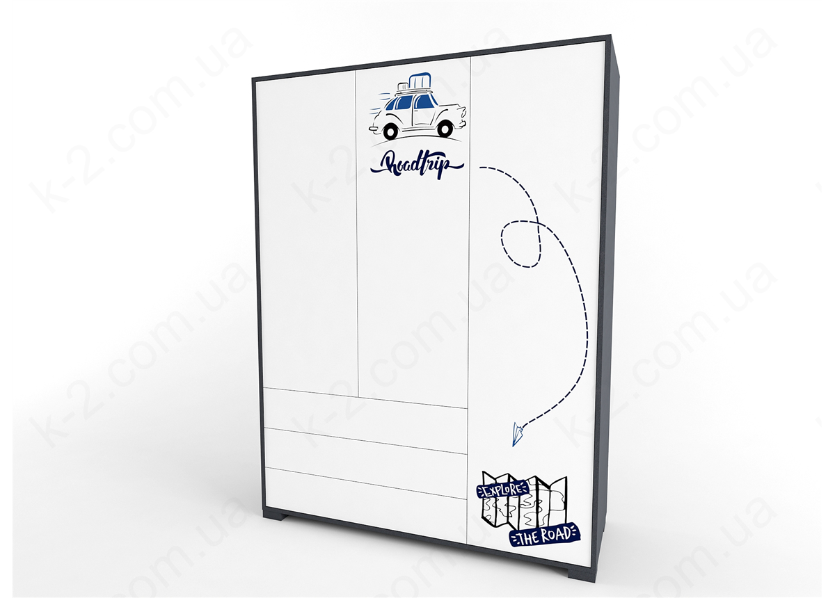 13 Шкаф трехдверный 150 серия Voyage К-2 элит