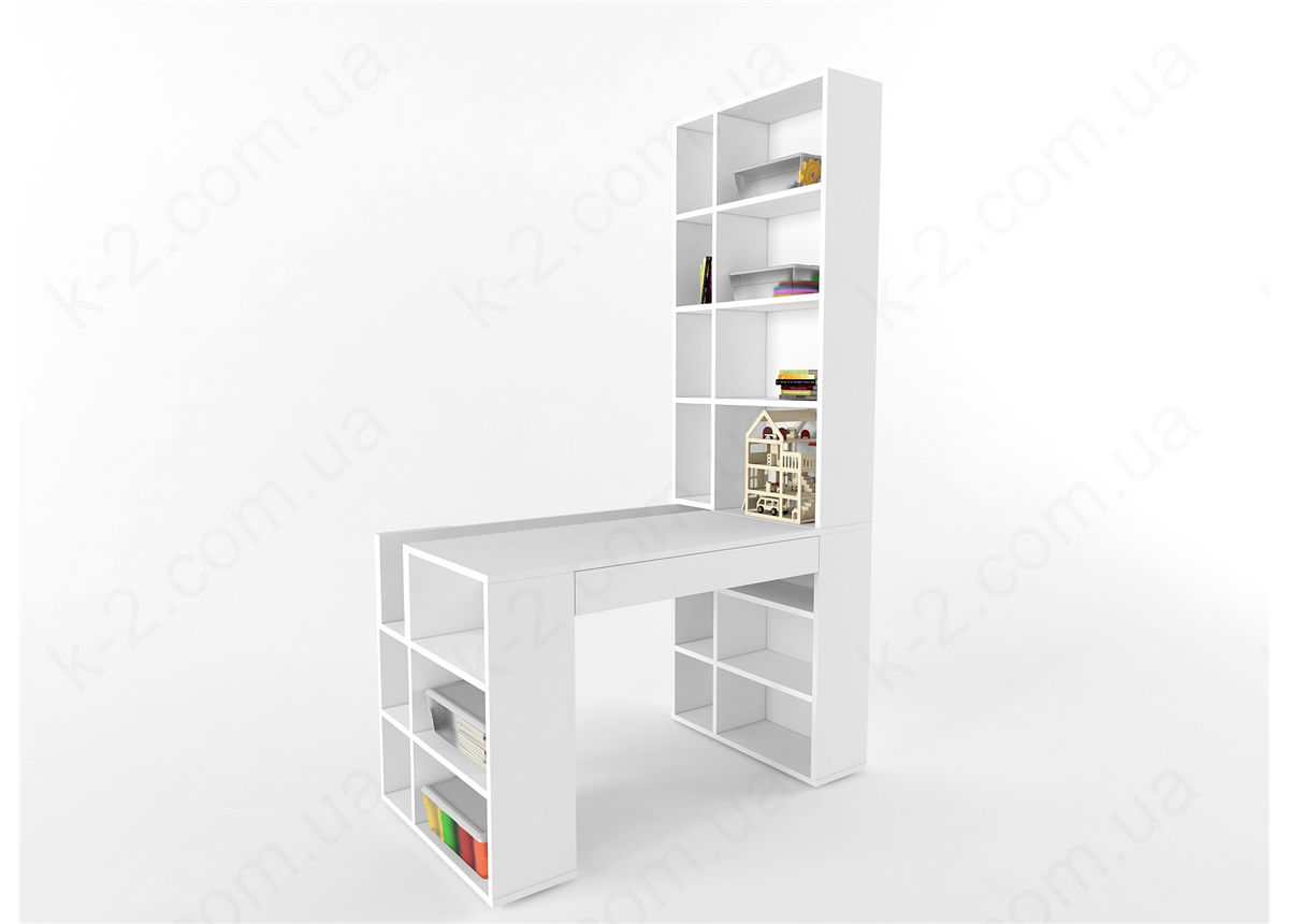 5 Стол-стеллаж 125 правый К-2 стандарт