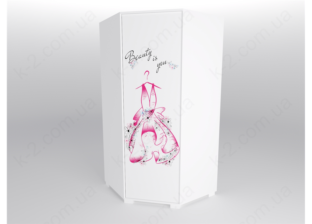 44 Шкаф угловой серия Beauty К-2 элит