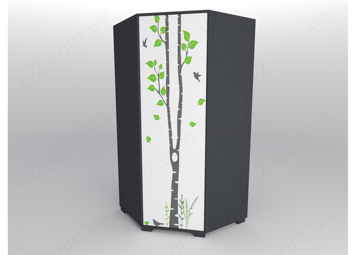 44 Шкаф угловой серия Forest К-2 стандарт