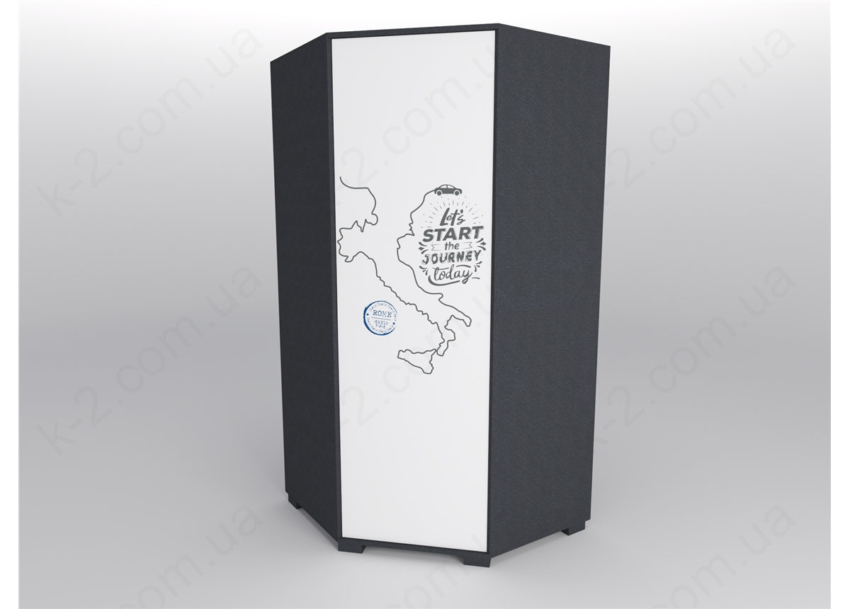 44 Шкаф угловой серия Travel К-2 стандарт