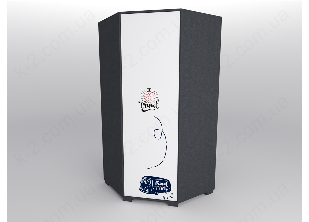 44 Шкаф угловой серия Voyage К-2 стандарт