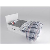 16 Кровать с твердым изголовьем 120х200 К-2 стандарт