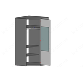 44 Шкаф угловой серия Wind К-2 стандарт