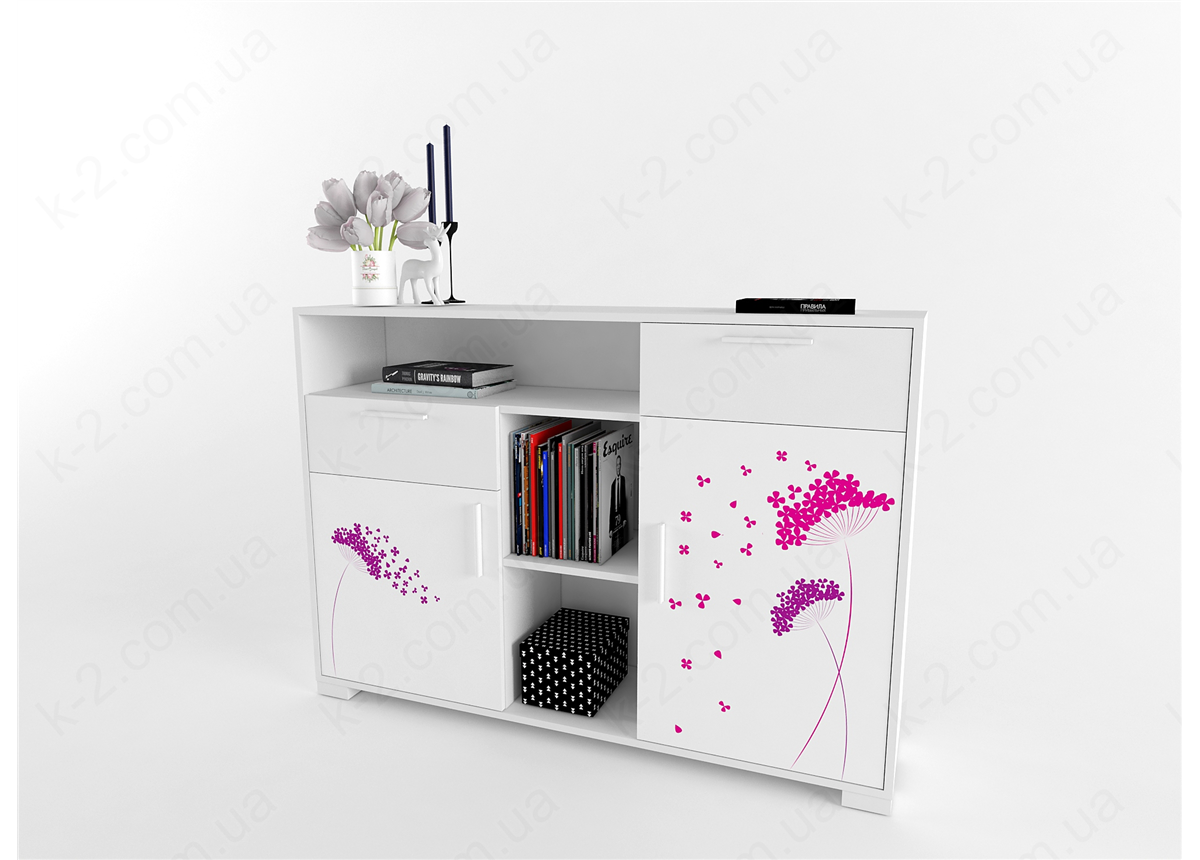 1 Стеллаж низкий 150 серия Wind К-2 стандарт