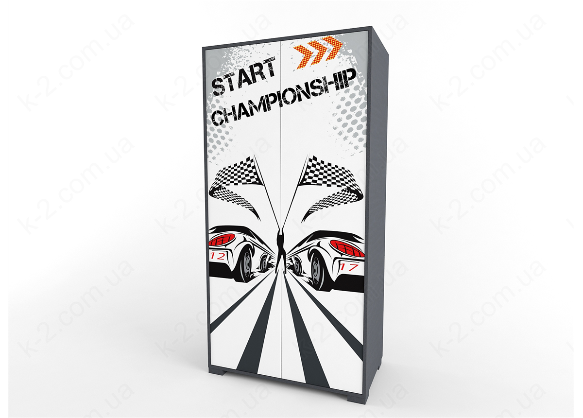 12 Шкаф двухдверный 100 серия Xracer К-2 стандарт