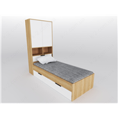 36a/32 Кровать с высокой тумбой для белья 936х2400 К-2 стандарт