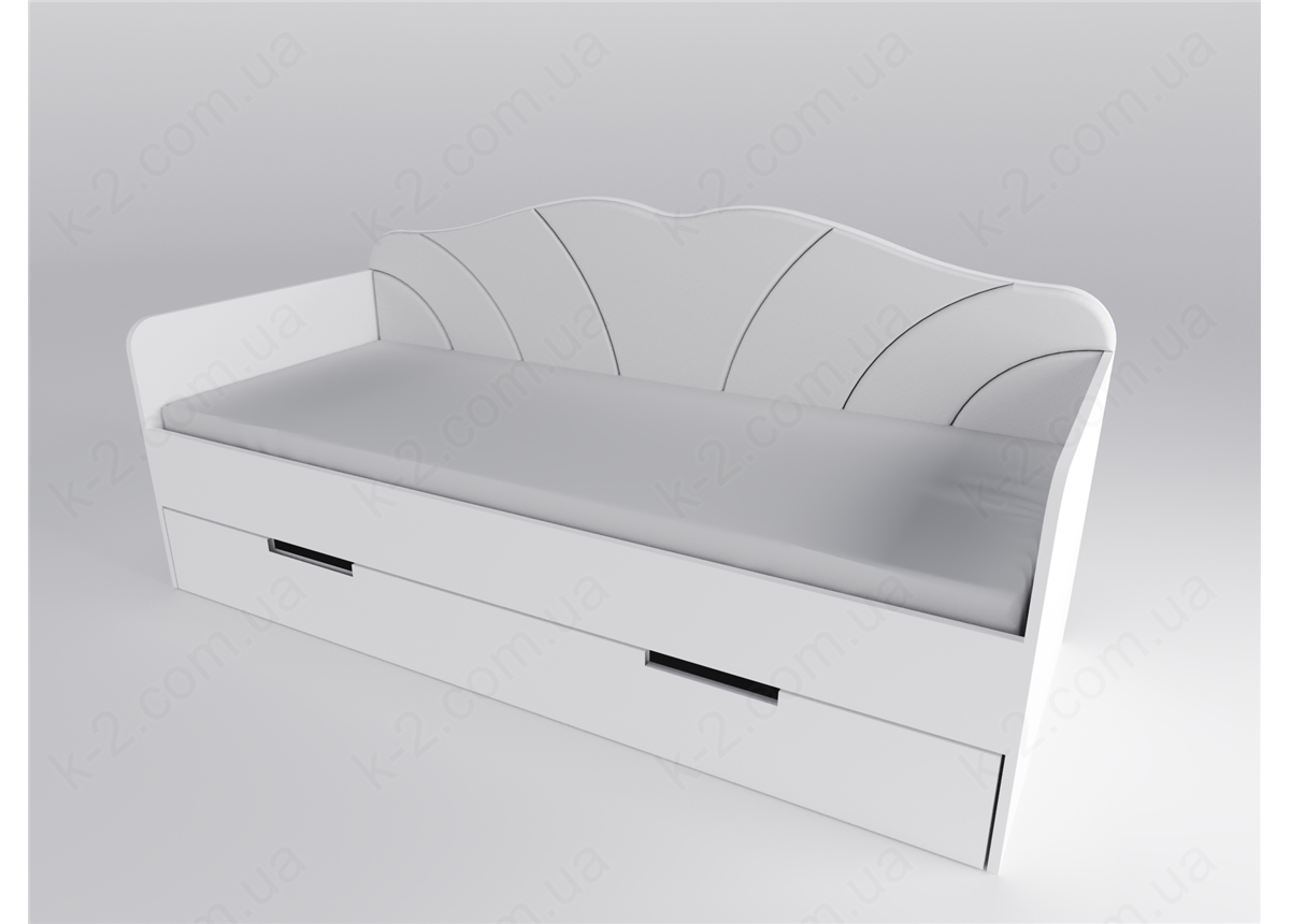 30a Диван с фигурной мягкой спинкой 90х200 К-2 стандарт