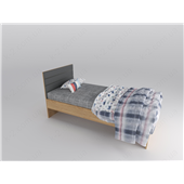 15 Кровать с мягким изголовьем 120х200 К-2 люкс