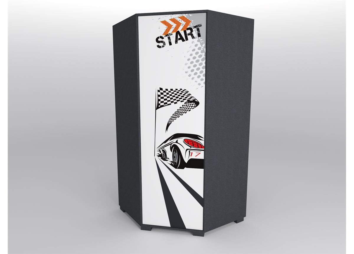 44 Шкаф угловой серия Xracer К-2 элит