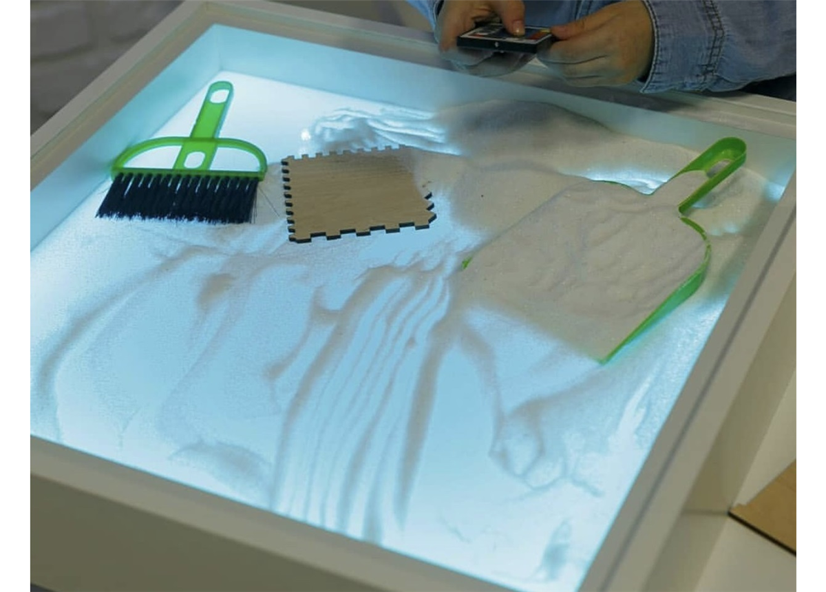 Световой столик с игровыми полями Fmebel EK 700 Белый