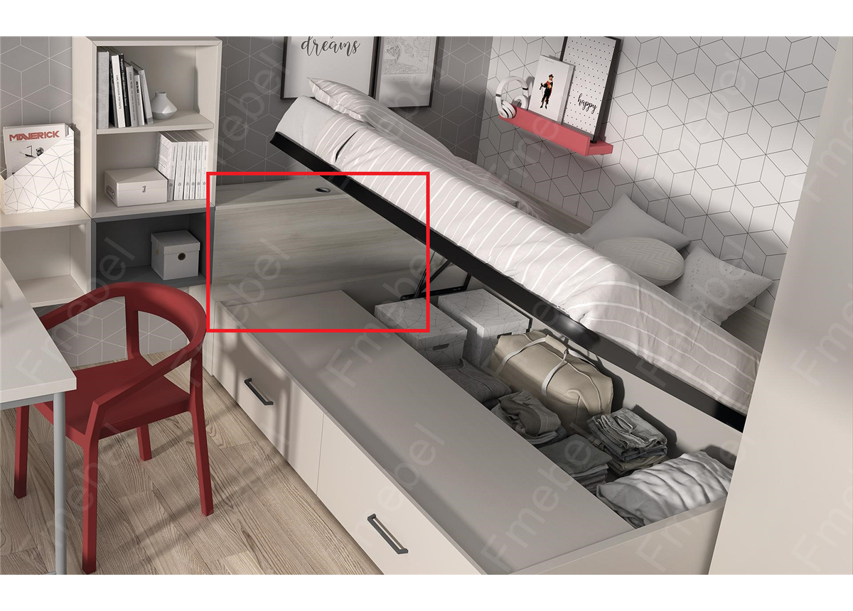 Тумба для белья (схема) Fmebel