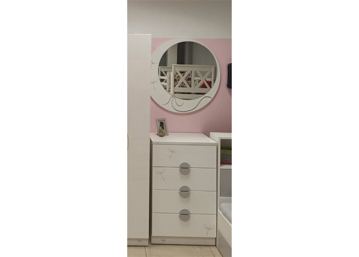 Распродажа Комплект Комод и зеркало KL-KD-002 Кульбабка Эдисан