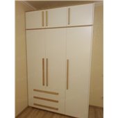 13 Шкаф трехдверный 150 серия Nature White К-2 стандарт