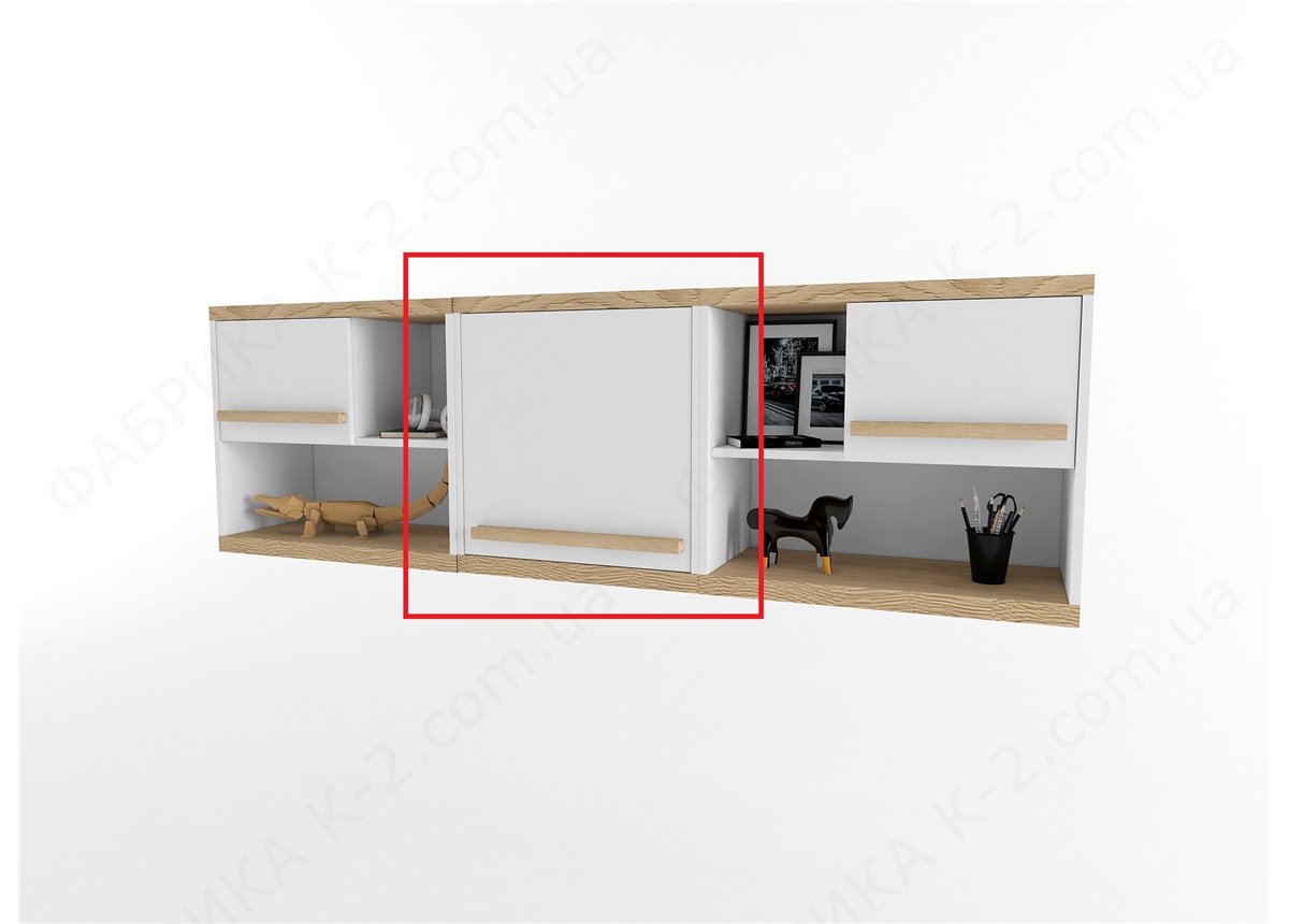 21 Полка центральная серия Nature White К-2 стандарт