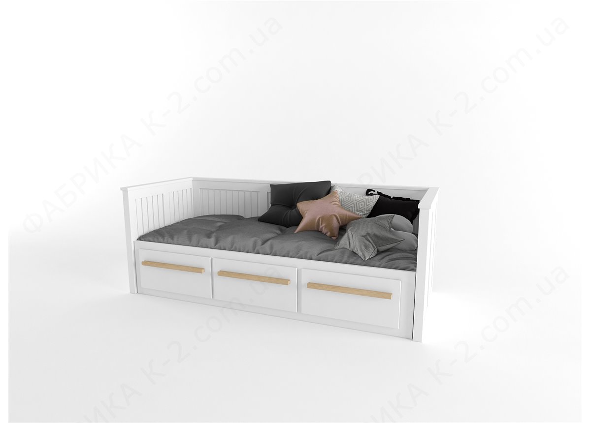 Кровать-диванчик с доп.спальным местом 80/160х200 серия Nature White К-2