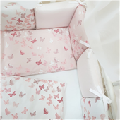 Комплект Baby Design Бабочки розовый (7 предметов) Маленькая Соня