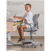 Детское кресло Mio-2 G (арт. Y-408 G) Evo-kids серый