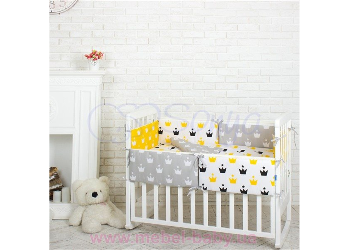 Распродажа Комплект Comfort Желтые короны (6 предметов) Маленькая Соня