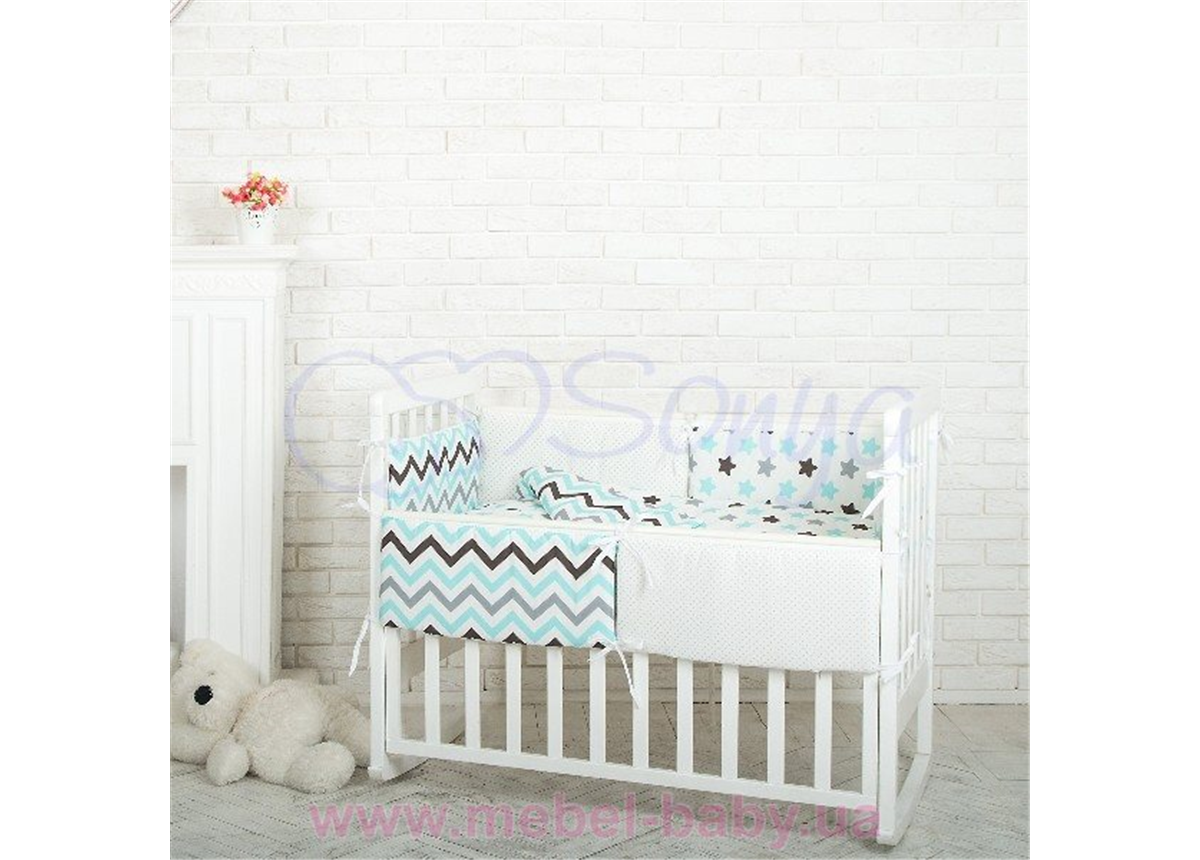 Распродажа Комплект Comfort Пряники голубые (6 предметов) Маленькая Соня