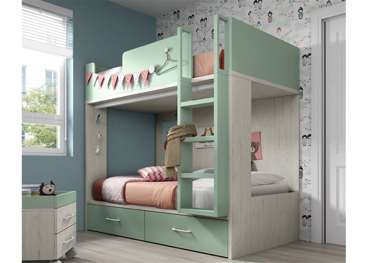 Двухъярусная кровать Квебек Fmebel 90x200