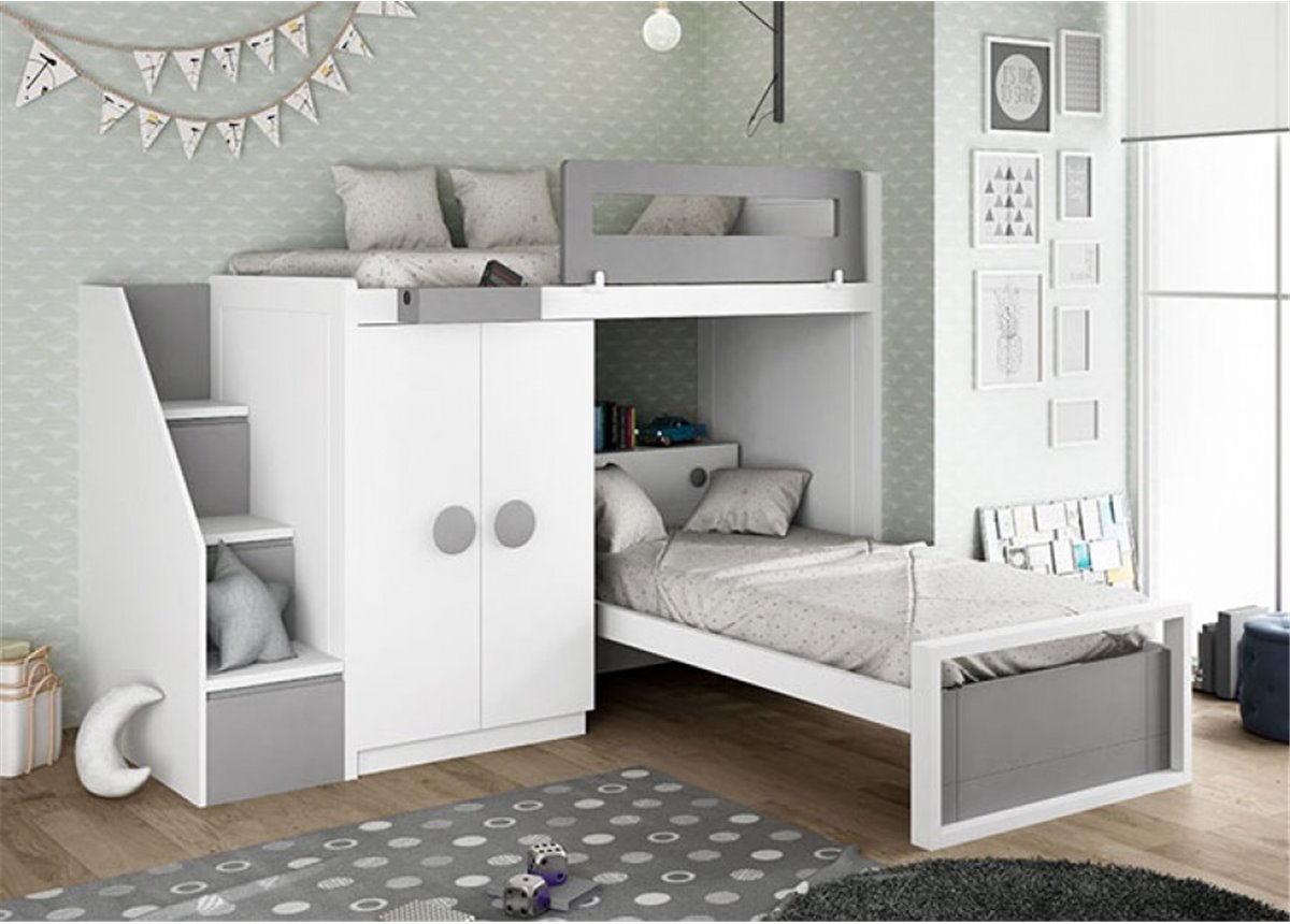 Двухъярусная кровать Огайо Fmebel 80x190