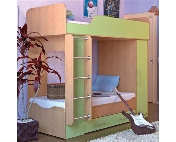 Двухъярусная кровать Турин Fmebel 