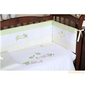 Распродажа Комплект постельного белья для новорожденных Veres "Spring Birdies green" (7 од., арт. 163.02)