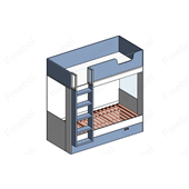 Двухъярусная кровать Квебек Fmebel 90x200