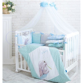 Распродажа Сменный комплект постельного белья Akvarel Одуванчик Маленькая Соня голубой