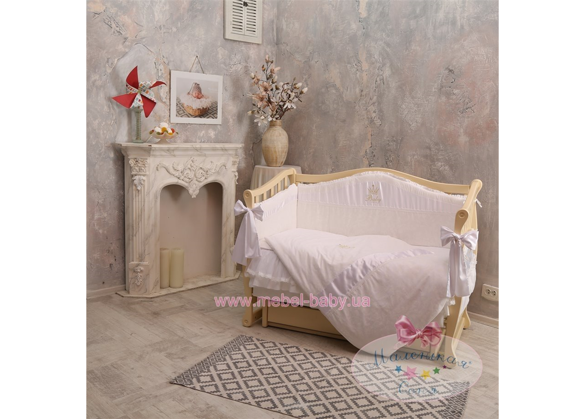 Распродажа Спальный комплект постельного белья Baby Chic жемчужный