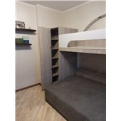 Кровать-чердак с местом под диван Луизиана Fmebel