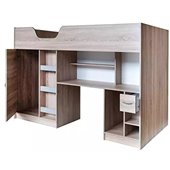 Кровать-чердак со столом Роттердам Fmebel