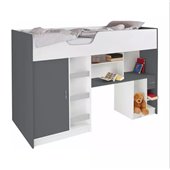 Кровать-чердак со столом Роттердам Fmebel