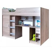 Кровать-чердак со столом Роттердам Fmebel