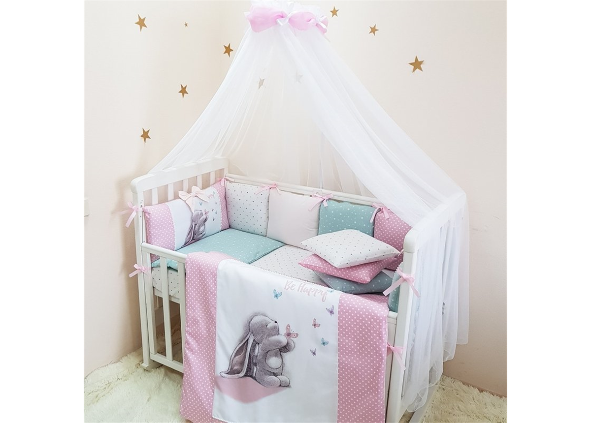 Распродажа Комплект Akvarel Зайка с бабочками (7 предметов) Маленькая Соня разноцветный