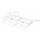22а Ящики под кровать 2 шт К-2 стандарт