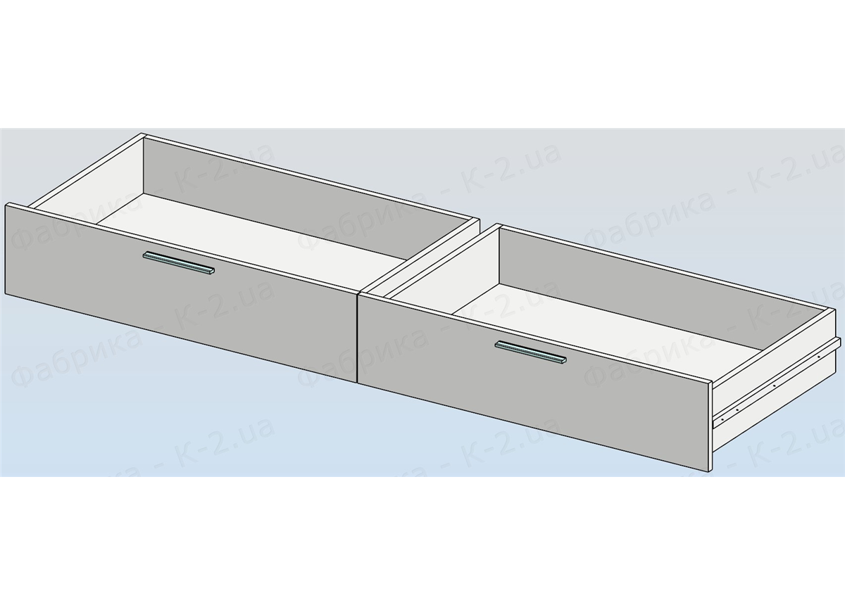22а Ящики под кровать 2 шт К-2 элит