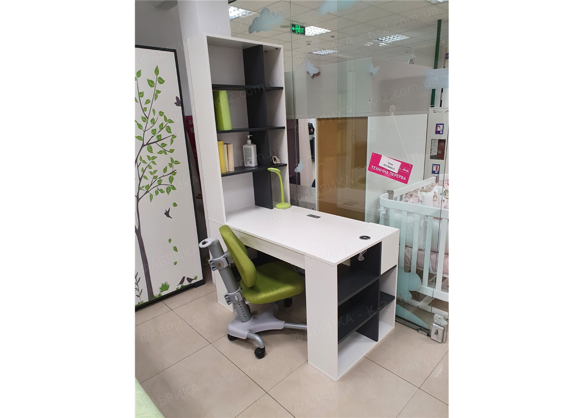 5 Стол-стеллаж с трюмо 125 левый К-2 элит