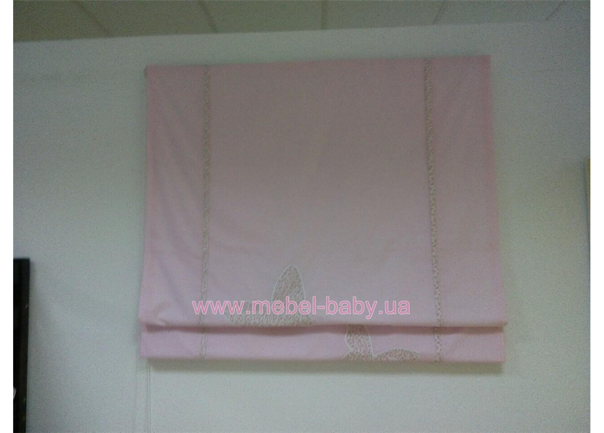 Штора 120х170 розовая