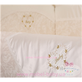 Спальный комплект постельного белья Версаль кофейный