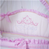 Набор постельного белья Mon Amie (7 предметов) розовый Маленькая Соня