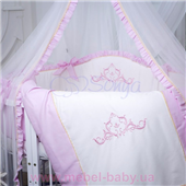 Набор постельного белья Mon Amie (7 предметов) розовый Маленькая Соня