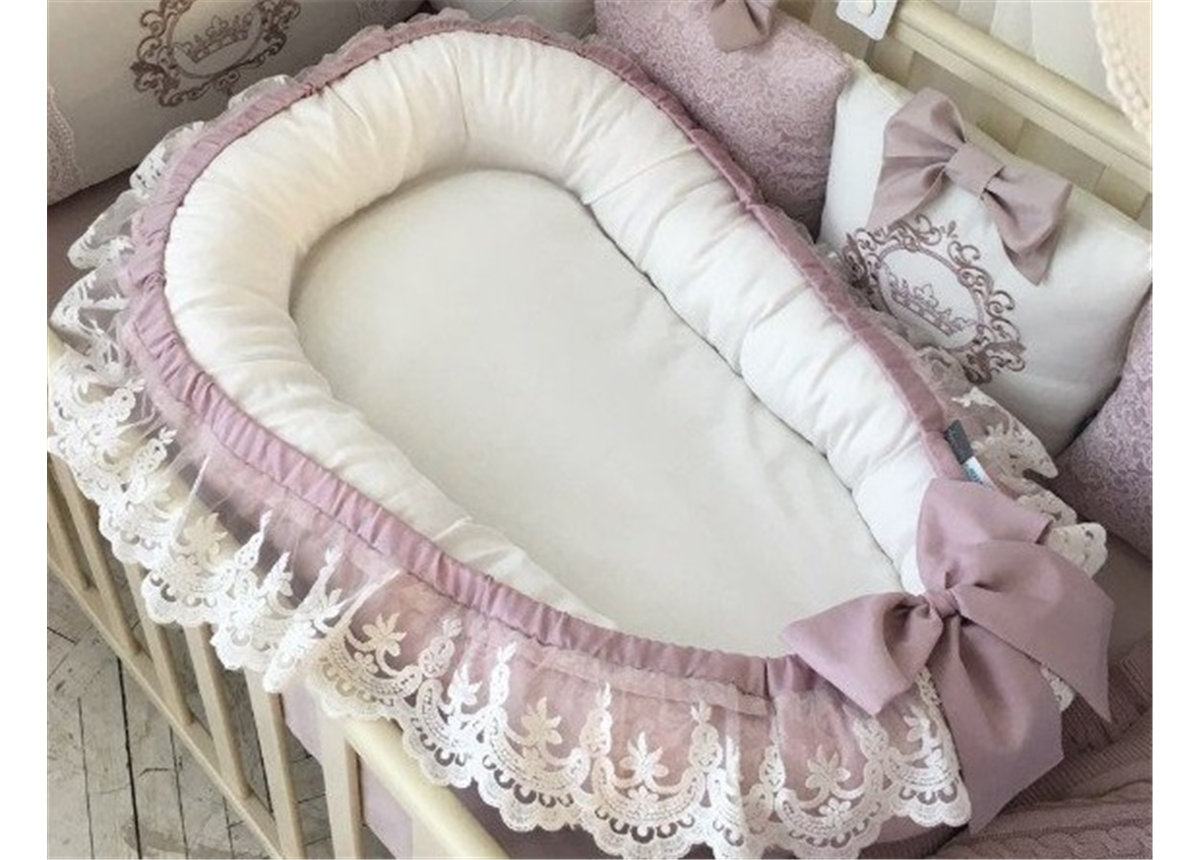 Кокон De Lux пыльная роза 90х65 Маленькая Соня