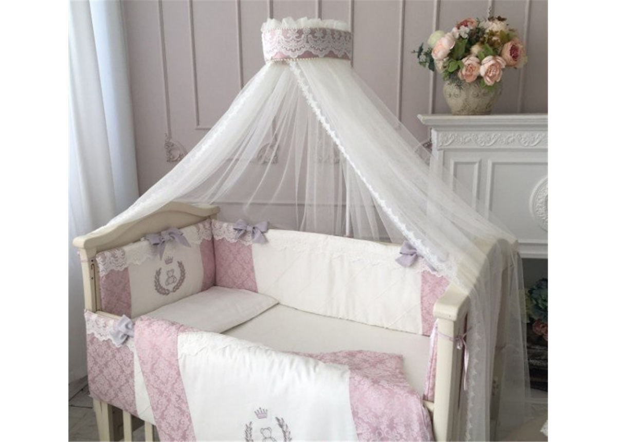 Комплект De Lux (7 предметов) Маленькая Соня пыльная роза