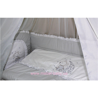 Распродажа ДБ061/5 Комплект постельного белья комбинированный с атласной лентой (для ДБ032)