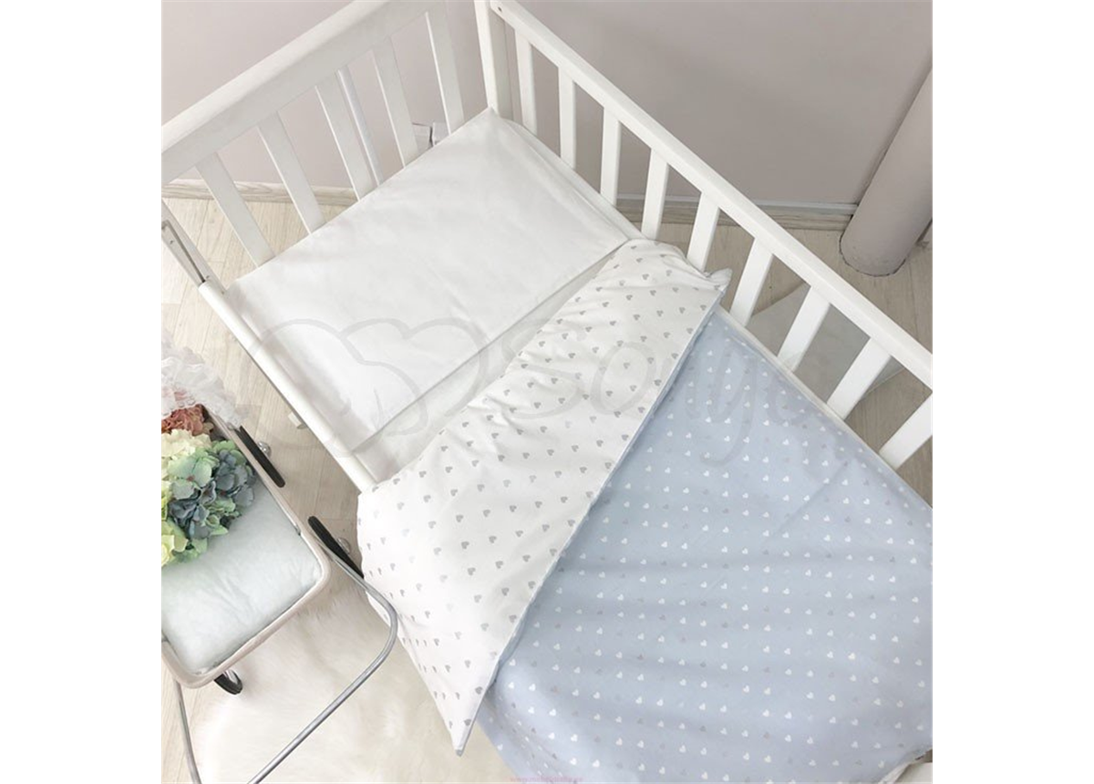 Сменный комплект постельного белья Shine сердечко Маленькая Соня голубой