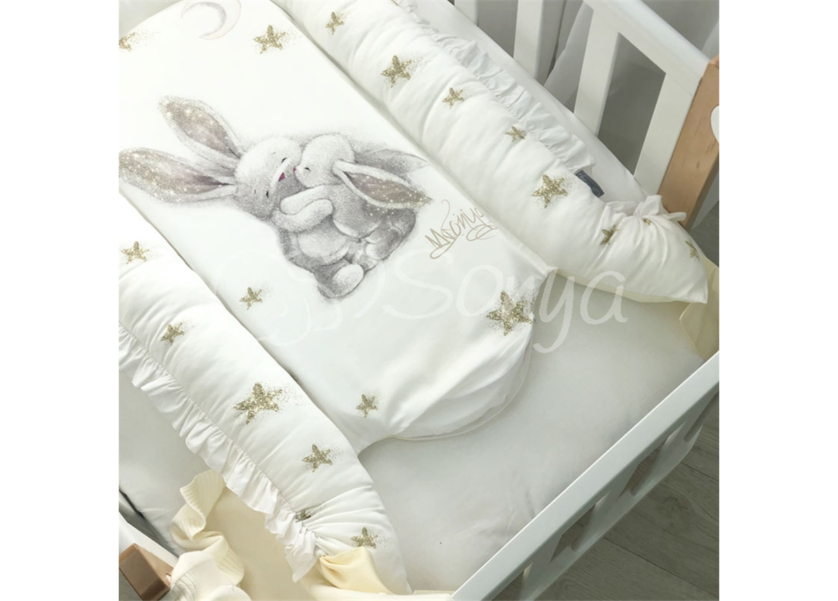 Кокон Magic Зайка Маленькая Соня 65х30 золото