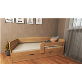 Кровать-диванчик Найроби с ящиком и бортиком Fmebel