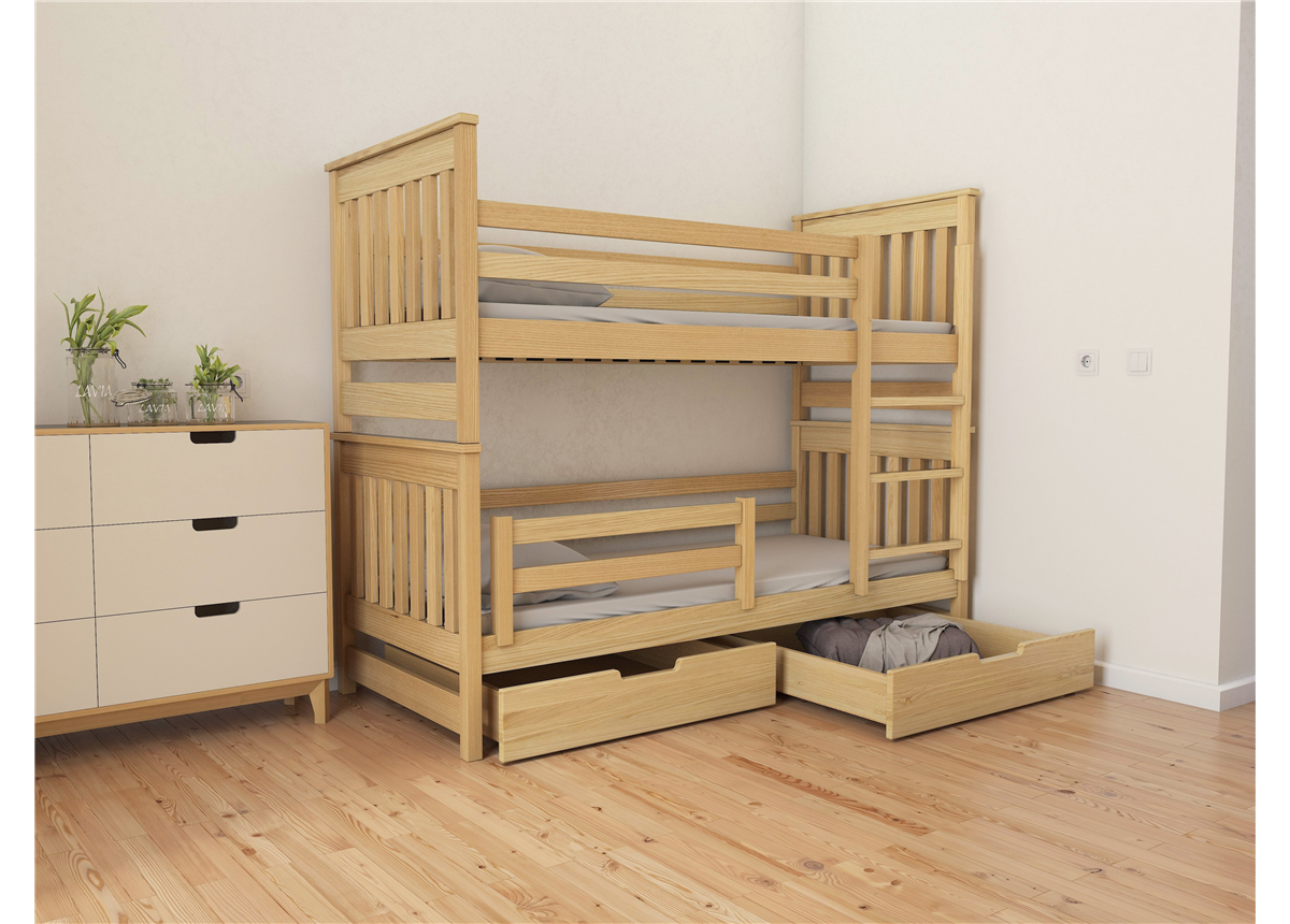 Распродажа Кровать двухъярусная-трансформер Адель Duo (масcив) Луна 80x190 бук/белый